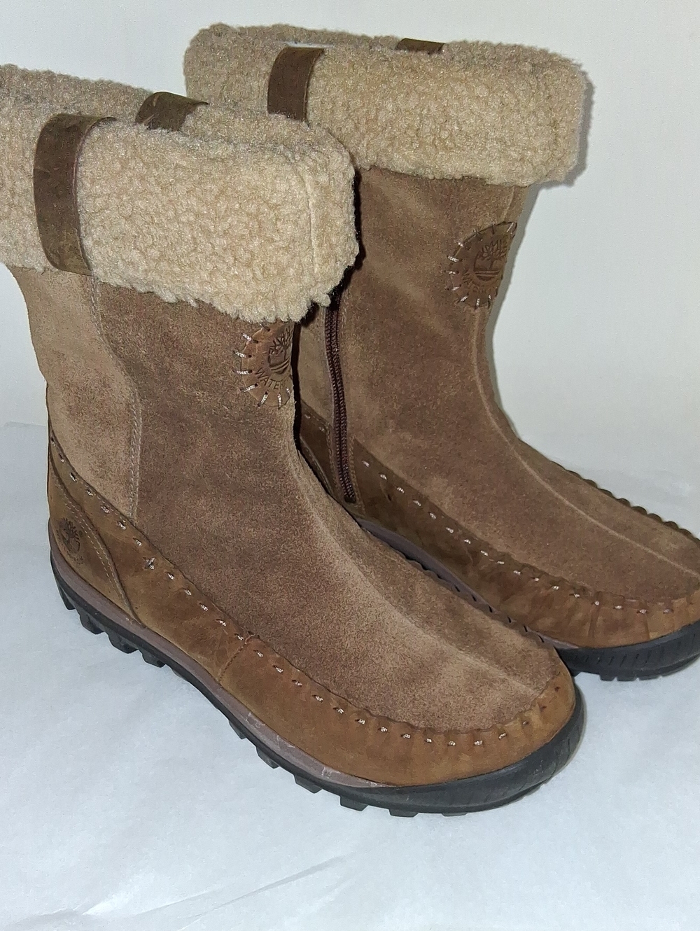 TIMBERLAND Size 10 Mt. Holly Boots Brown Suede NEW